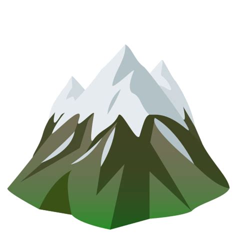 Emoji 🏔 Montaña Nevada Para Copiar Pegar Wprock