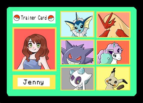 Make A Pokemon Trainer Card Printable Cards