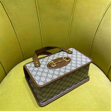Gucci Gg Women Gucci Horsebit 1955 Small Top Handle Bag