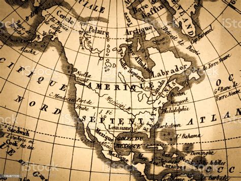 Vetores De Mapa Do Mundo Antigo América Do Norte E Mais Imagens De