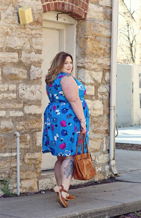 Bright And Blue Plus Size Dress Fat Girl Flow