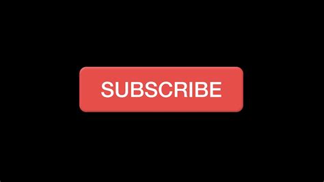 Subscribe Button Middle Transparent Overlay Youtube