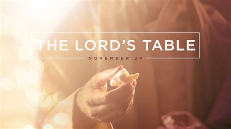 The Lords Table