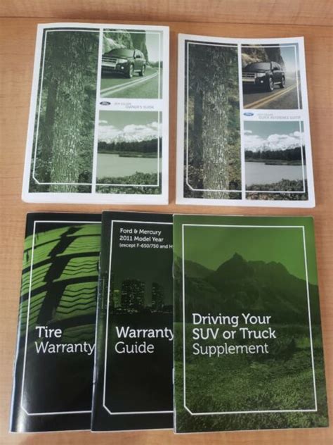 11 2011 Ford Escape Owners Manual Oem Guide Books Set Ebay