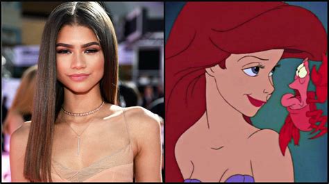 rumor zendaya being looked at to play ariel in disney s live action the little mermaid wdw