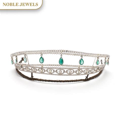 Emerald And Diamond Tiara Circa 1910 Magnificent Jewels And Noble