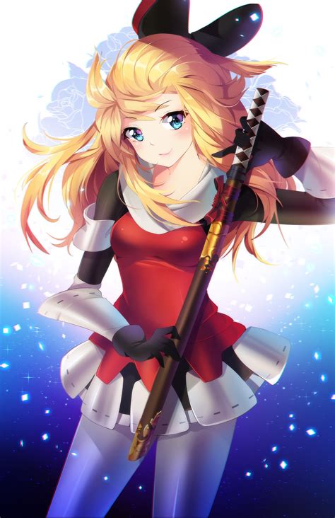 15 Hq Pictures Anime With Blonde Hair Wallpaper Anime Girl Blue Eyes Blonde Long Hair