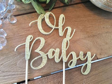 Oh Baby Cake Topper Baby Shower Cake Topper Baby Shower Etsy Oh