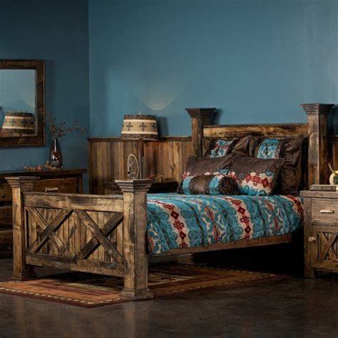 Rustic Barn Door Bed Queen Rustic Bedroom Furniture Cabin Furniture