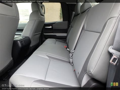 Graphite Interior Rear Seat For The 2018 Toyota Tundra Limited Double