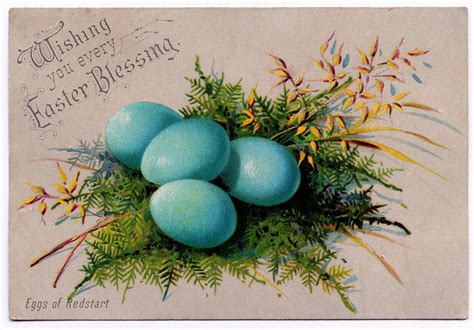 Vintage Clip Art So Pretty Easter Eggs The Graphics