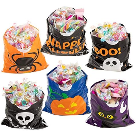 Joyin 96 Pcs Halloween Drawstring Candy Bags Small Trick Or Treat