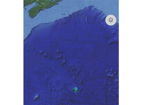 Satellite Imagery Map Of The North Atlantic Ocean Showing Bahariterras