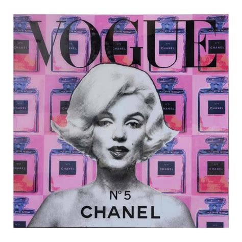 jim hudek pink vogue marilyn monroe colorful contemporary mixed media portrait collage 2021