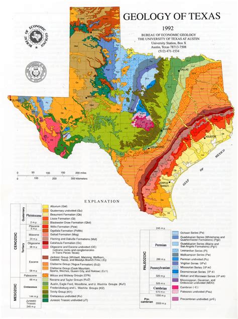 Geologic Maps And Geologic Structures A Texas Example