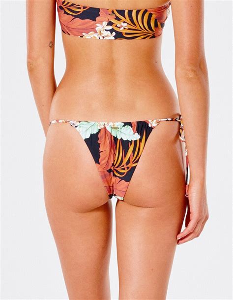 RIPCURL Namotu Tie Side Skimpy Bikini Bottom BLKCO Tillys