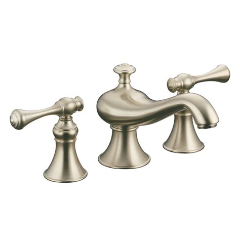 A beautifully crafted brushed nickel bathroom faucet can be the perfect complement for your bathroom sink or tub. KOHLER Revival Vibrant Brushed Nickel 2-Handle Widespread ...