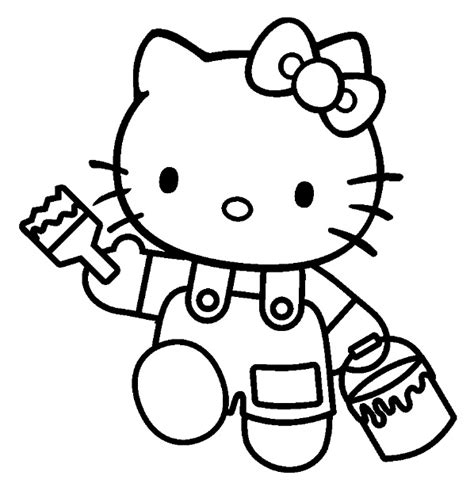 Hello Kitty 36984 Dibujos Animados Colorear Dibujos Gratis