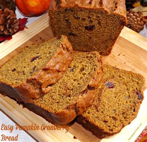 Easy Pumpkin Cranberry Bread Recipe Redo From Cupcakes To Caviar