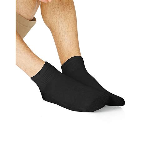 Hanes Mens Ankle Socks Clothing