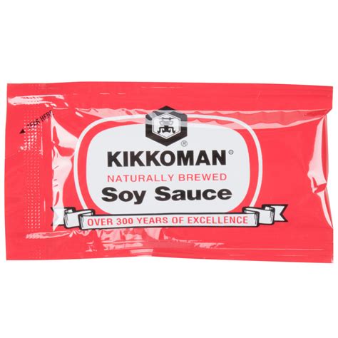 Kikkoman Soy Sauce 6 Ml Packet 500case