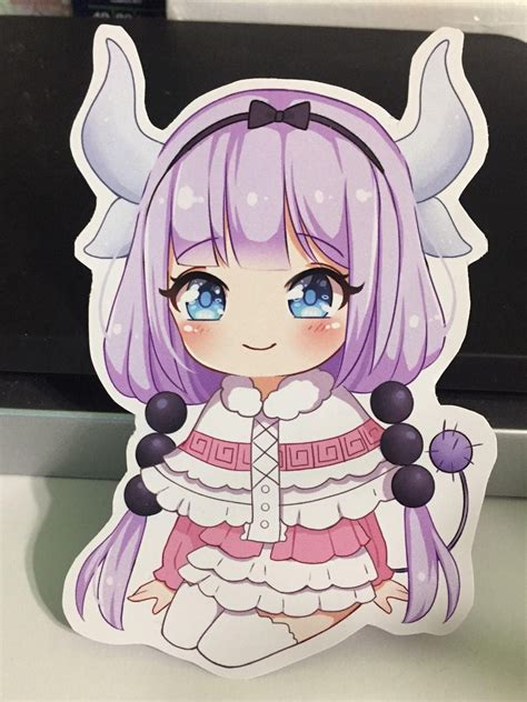 Kanna Kamui Miss Kobayashis Dragon Maid Anime Sticker