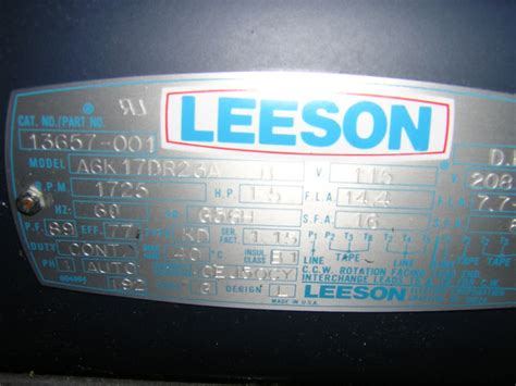 Showing how to wire a magnetic start switch along with a pressure switch to a 230 volt single phase 5hp 24 amp compressor. Leeson Single Phase Motor Wiring Diagram - Wiring Diagram Schemas