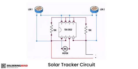 Solar Tracking System Circuit Diagram Soldering Mind