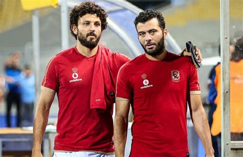 قبل أن يستدرك ويتم حديثه لكن ما أوصلني لتلك المرحلة هو أنه. مين سندك وصاحبك فى الملعب؟.. عماد متعب وحسام غالى الأبرز ...