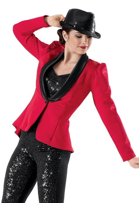 Weissman Satin Tuxedo Jacket W Sequin Bra Top Dance Outfits