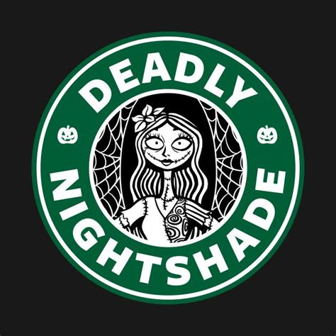 Jack skellington inspired starbucks cold cup, skellington coffee, nightmare before christmas, starbucks glitter cup, starbucks custom cup. Deadly Nightshade | Desenhos engraçados, Pesadelo antes do ...