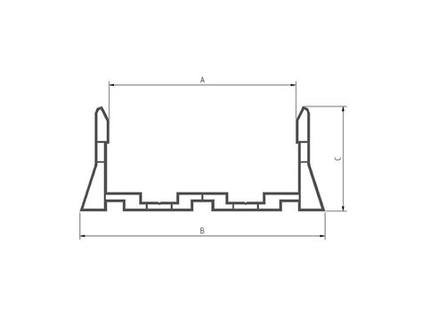 Perfil Base De 60 Mm En Pvc Cayfi Cerramientos Y Ventanas Perfil