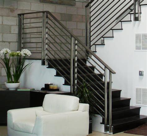 Custom stair railing fabricator in chicago www.kramerdesignstudio.com. Cable Aluminum Stainless Steel Interior Railing, Rs 199 ...