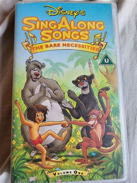 Sing Along Songs The Bare Necessities Vhs Volume One