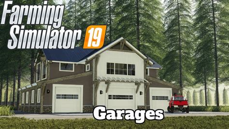 Fs19 Mod Spotlight 143 Garages Youtube
