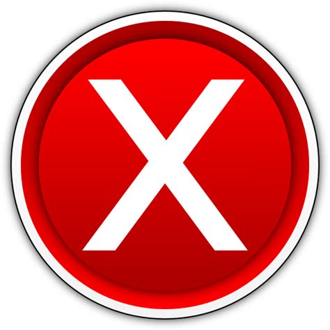 X Mark Button Clip Art At Vector Clip Art Online Royalty