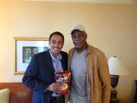 Danny Glover And Rick Aguiluz At Headquarters Danny Loves Healthy