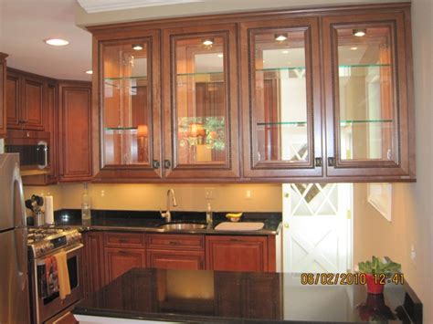 Glass doors let the light into your kitchen space, illuminating your kitchen and letting your ceramics and dishware shine. The Glass for Kitchen Cabinet Doors - My Kitchen Interior ...