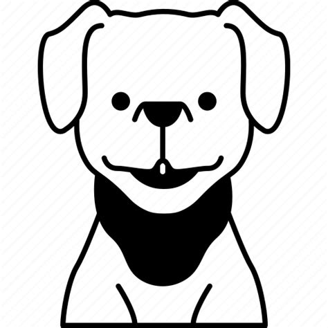 Labrador Retriever Canine Purebred Pet Icon Download On Iconfinder