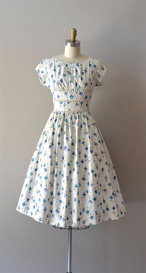 Vintage 1950s Cotton Dress Pretty Dresses Pretty Outfits Beautiful