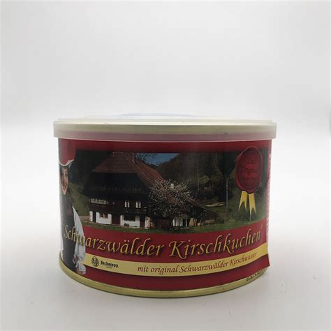 Hab ihn schon geschnitten und in dosen getan. Schwarzwälder Kirschkuchen in der Dose - 180g ...