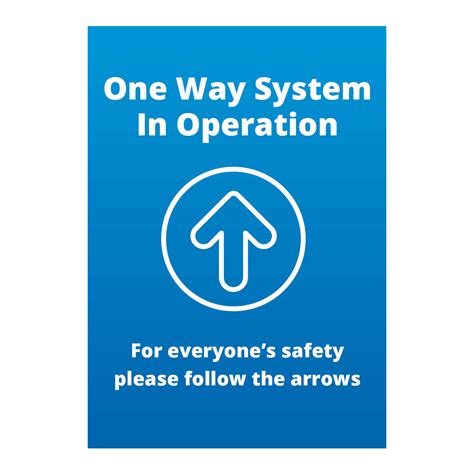 One Way System In Operation Signage Yellowbox Signs And Graphics Limited