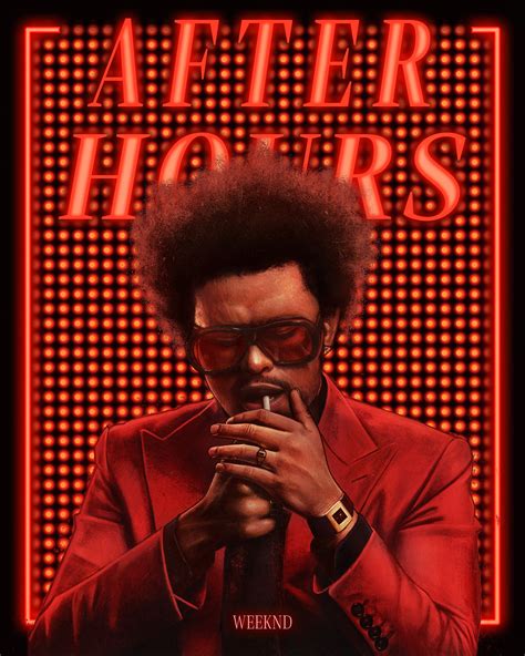 The Weeknd After Hours Poster On Behance