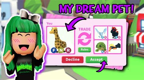 Trading Only My Dream Pet Neon Giraffe To See What Its Worth