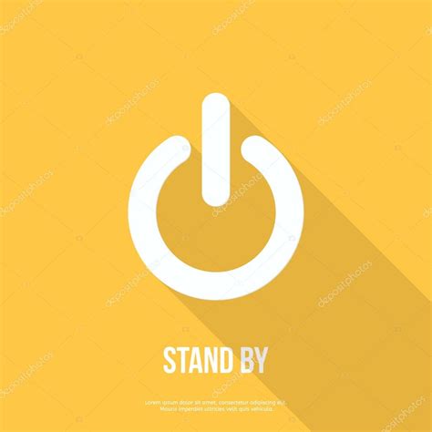 On Off Switch Icon Power Symbol Flat Design Stock Vector By ©dimair