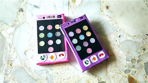 Paper Cell Phone Diy Toy Craft Paper Mobile Phone Youtube