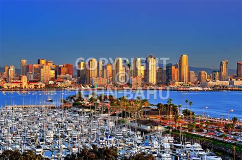 Above And Beyond Scenic Photography San Diego At Night Aerial Of