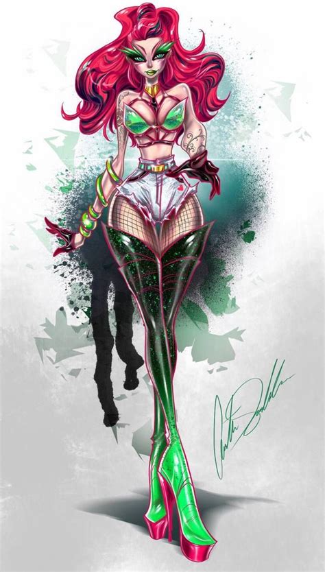 Poison Ivy Remix By ShadowMaster On DeviantArt Fashion Art Illustration Sexy Art Goddess