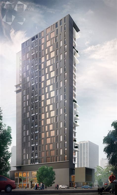 A High Rise Residential Building Proposal Created For Lines Design