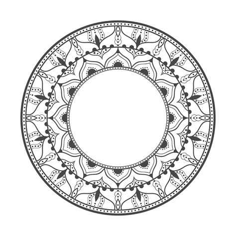 Circle Mandala Design 4903615 Vector Art At Vecteezy